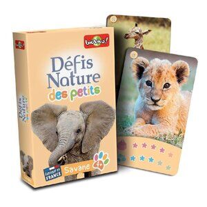 Bioviva Défis Nature des Petits - Savane French Card Game New Sealed Ages 4+
